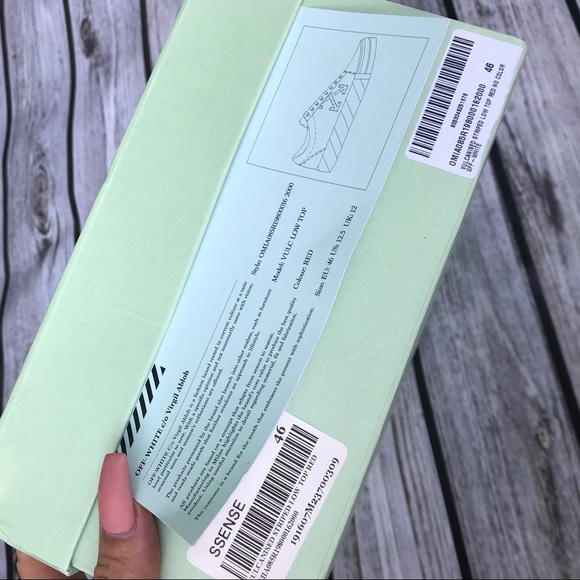 ❗️SOLD❗️EUC “OFF-WHITE” SNEAKERS MEN SIZE 46/12.5 - Picture 7 of 8